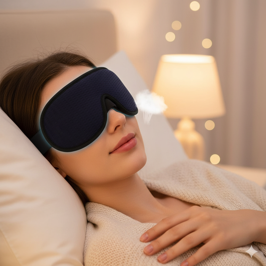 3D Contoured Sleep Mask – Light-Blocking Comfort