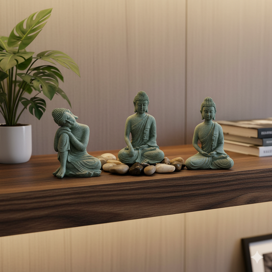 Mini Buddha Zen Statue Decor