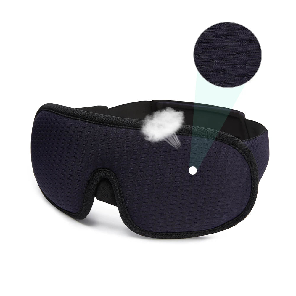 3D Contoured Sleep Mask – Light-Blocking Comfort