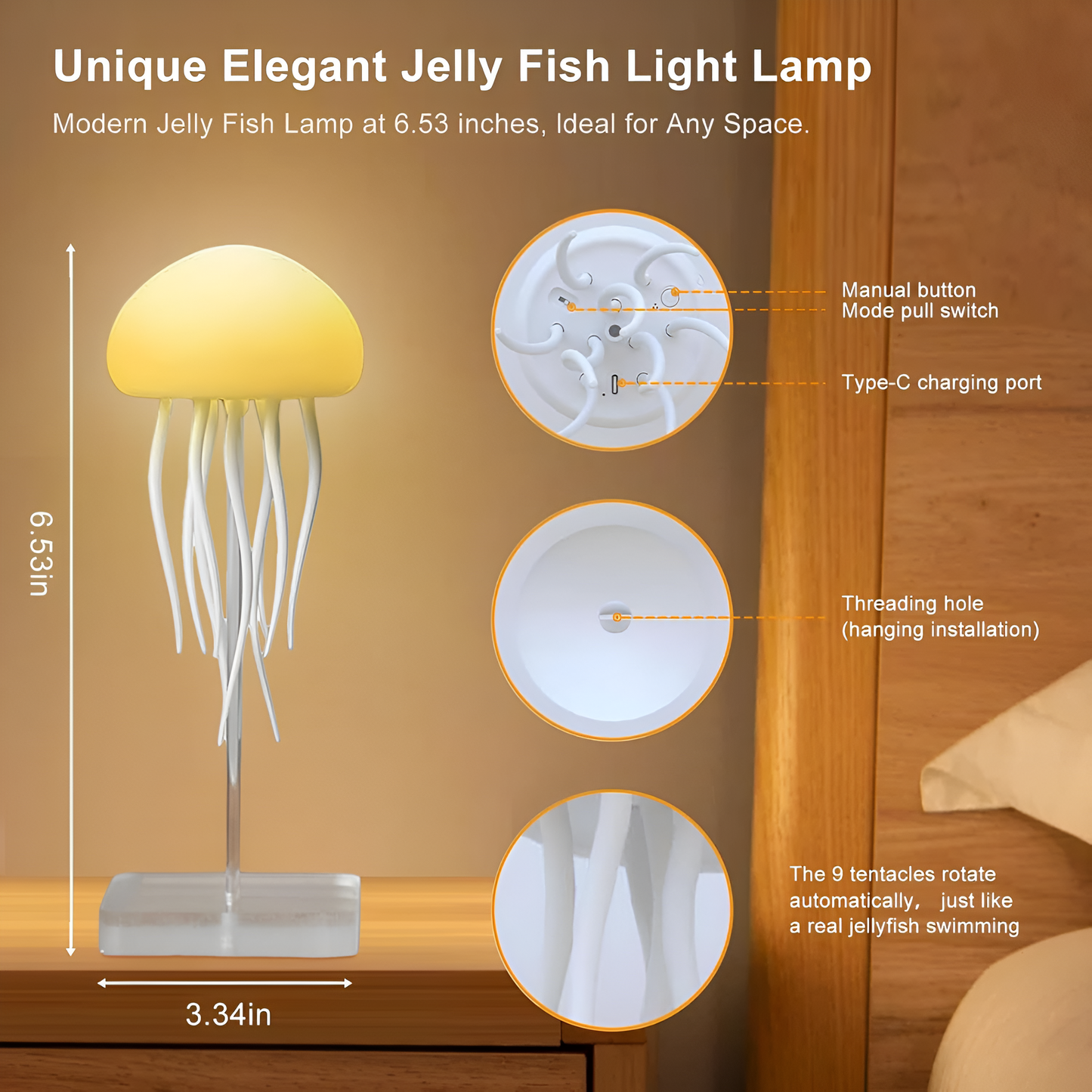 Zen Jellylume´s Dancing Jellyfish Lamp