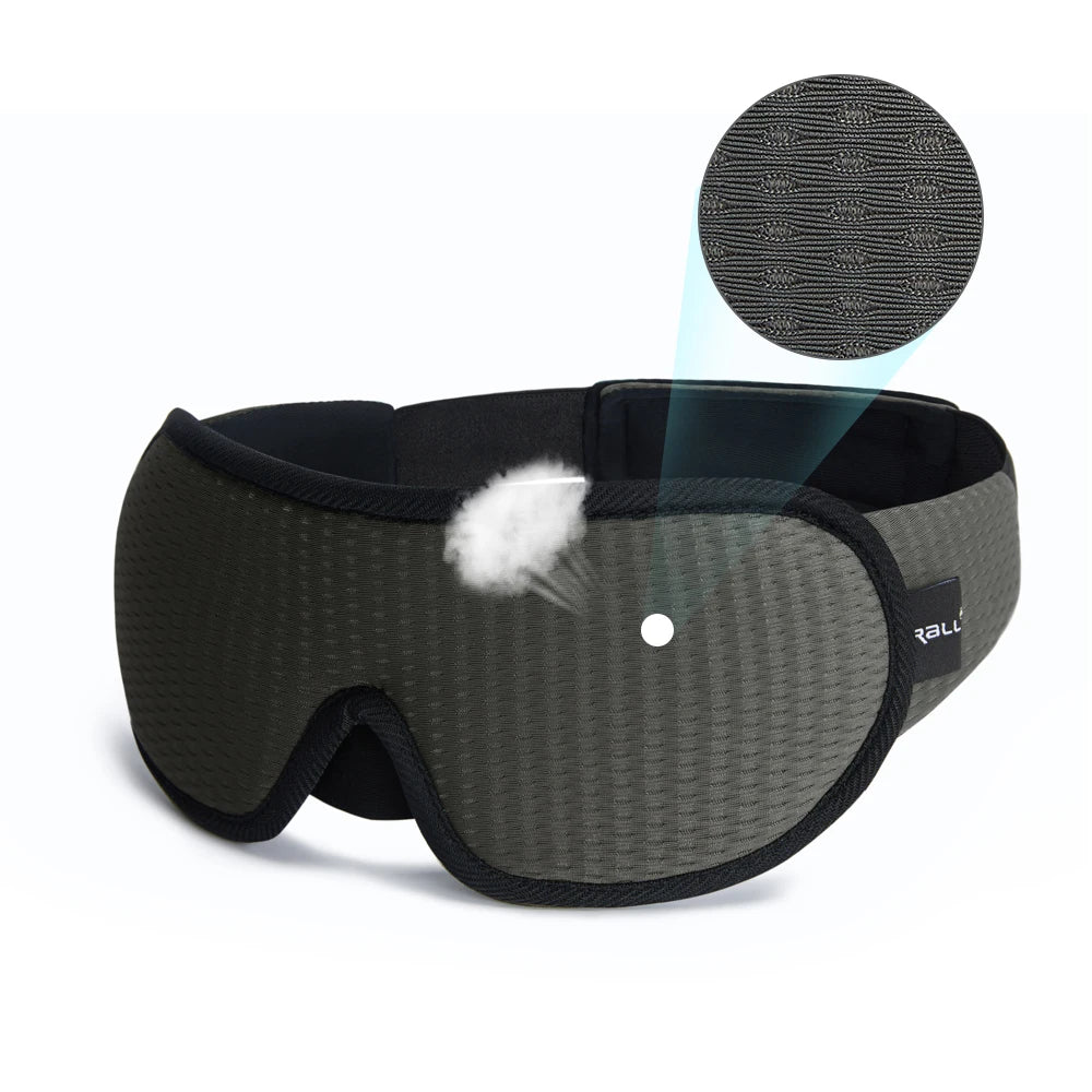 3D Contoured Sleep Mask – Light-Blocking Comfort