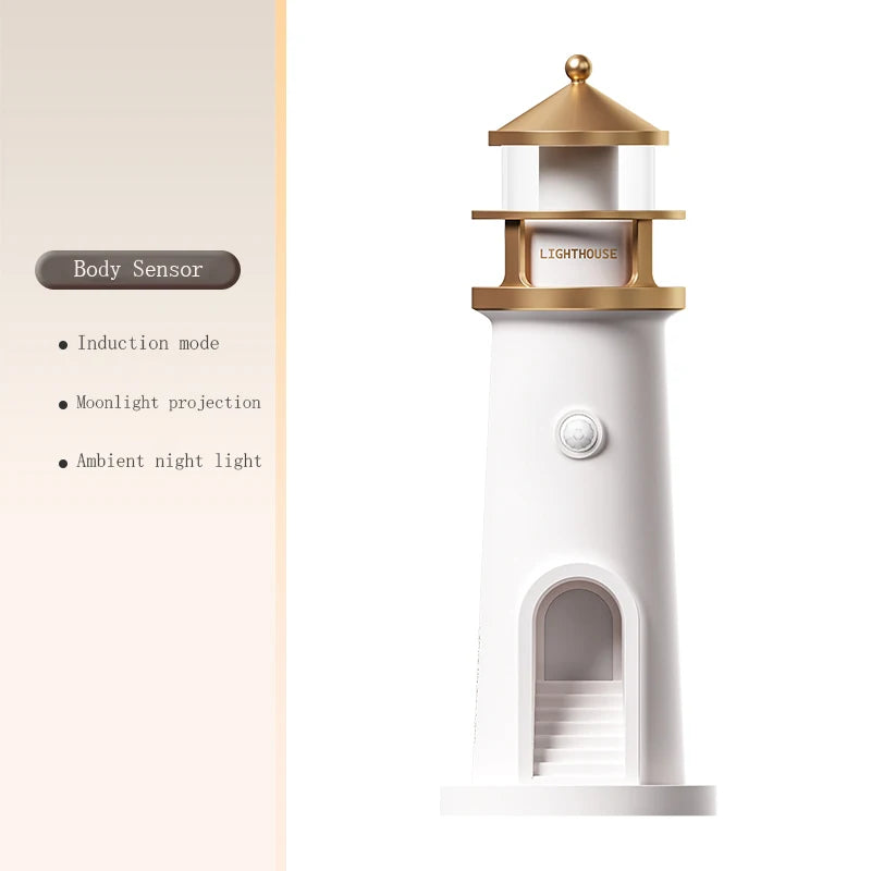 Zen'' Lunex Lighthouse Lamp