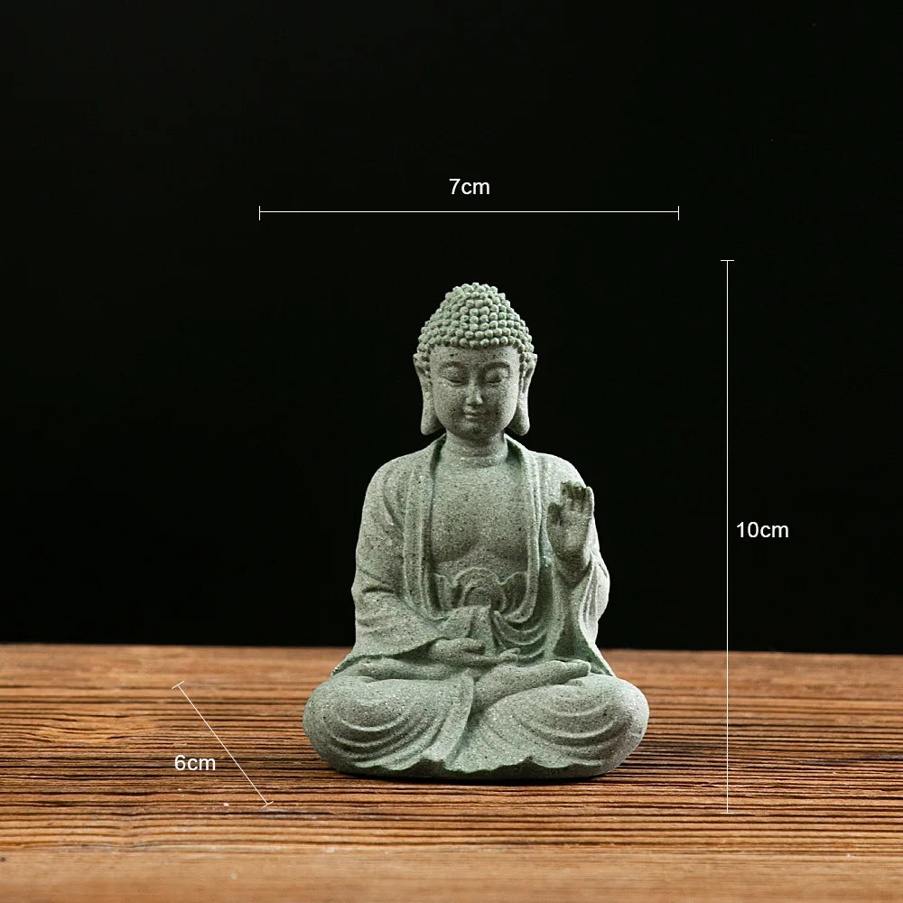 Mini Buddha Zen Statue Decor