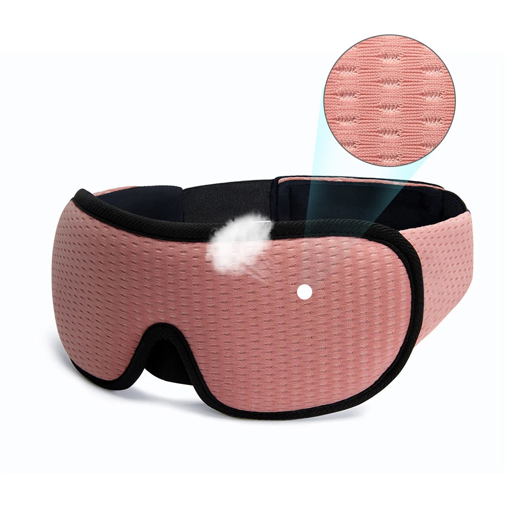 3D Contoured Sleep Mask – Light-Blocking Comfort