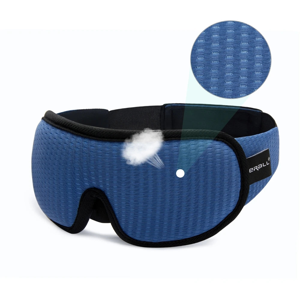 3D Contoured Sleep Mask – Light-Blocking Comfort