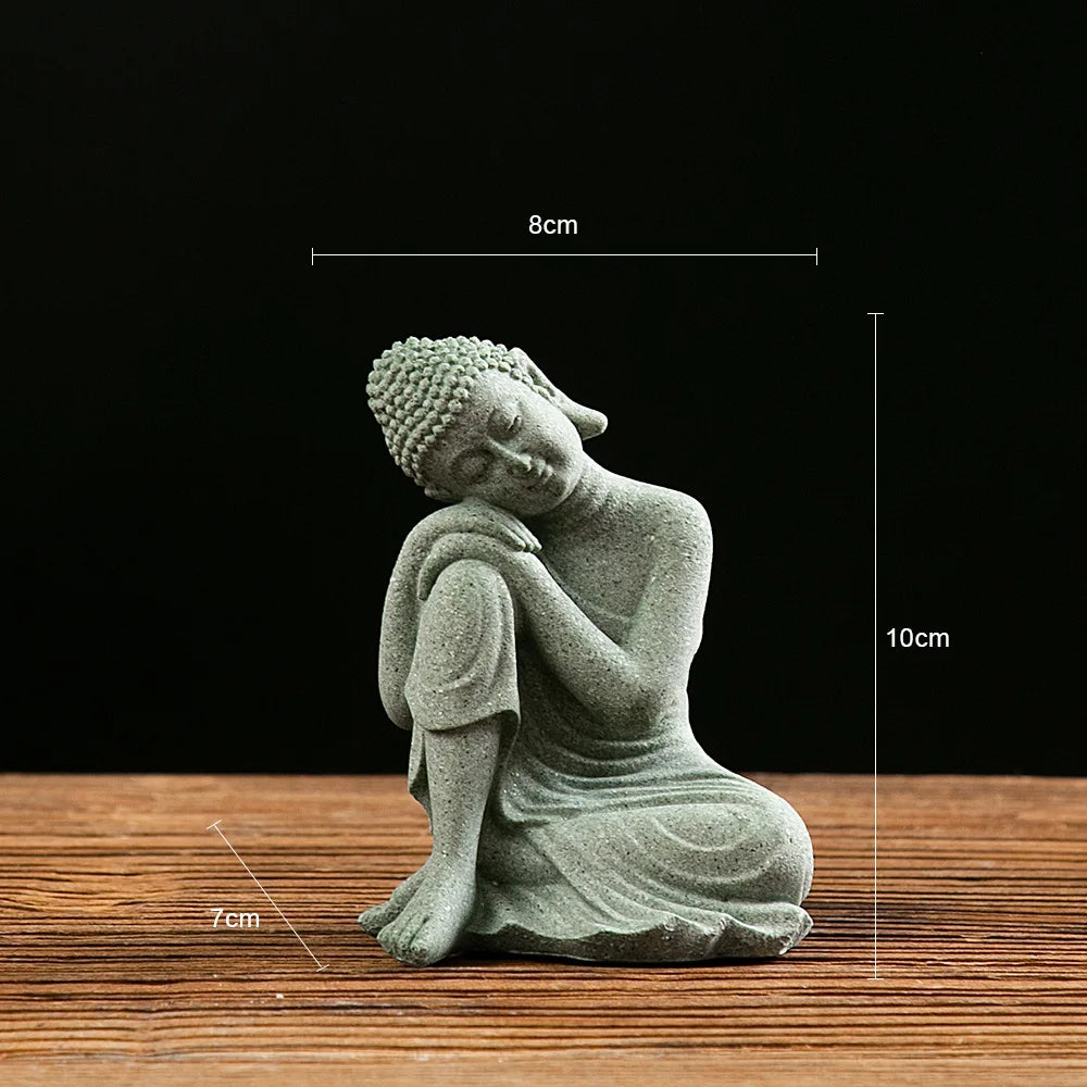 Mini Buddha Zen Statue Decor
