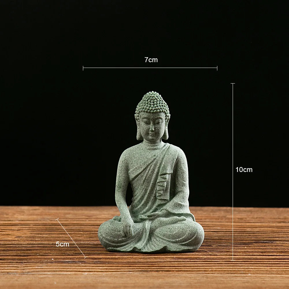 Mini Buddha Zen Statue Decor