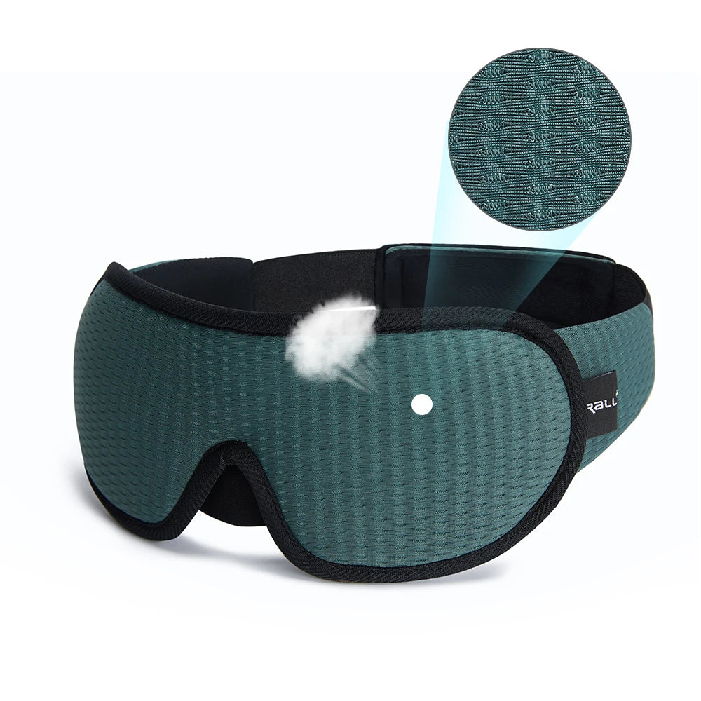 3D Contoured Sleep Mask – Light-Blocking Comfort