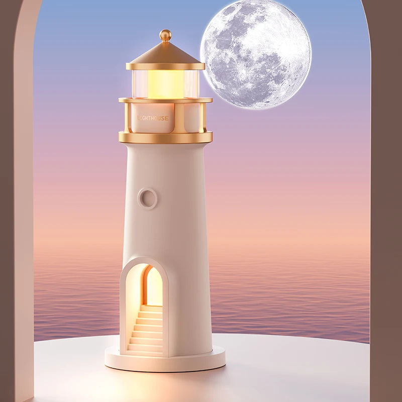 Zen'' Lunex Lighthouse Lamp