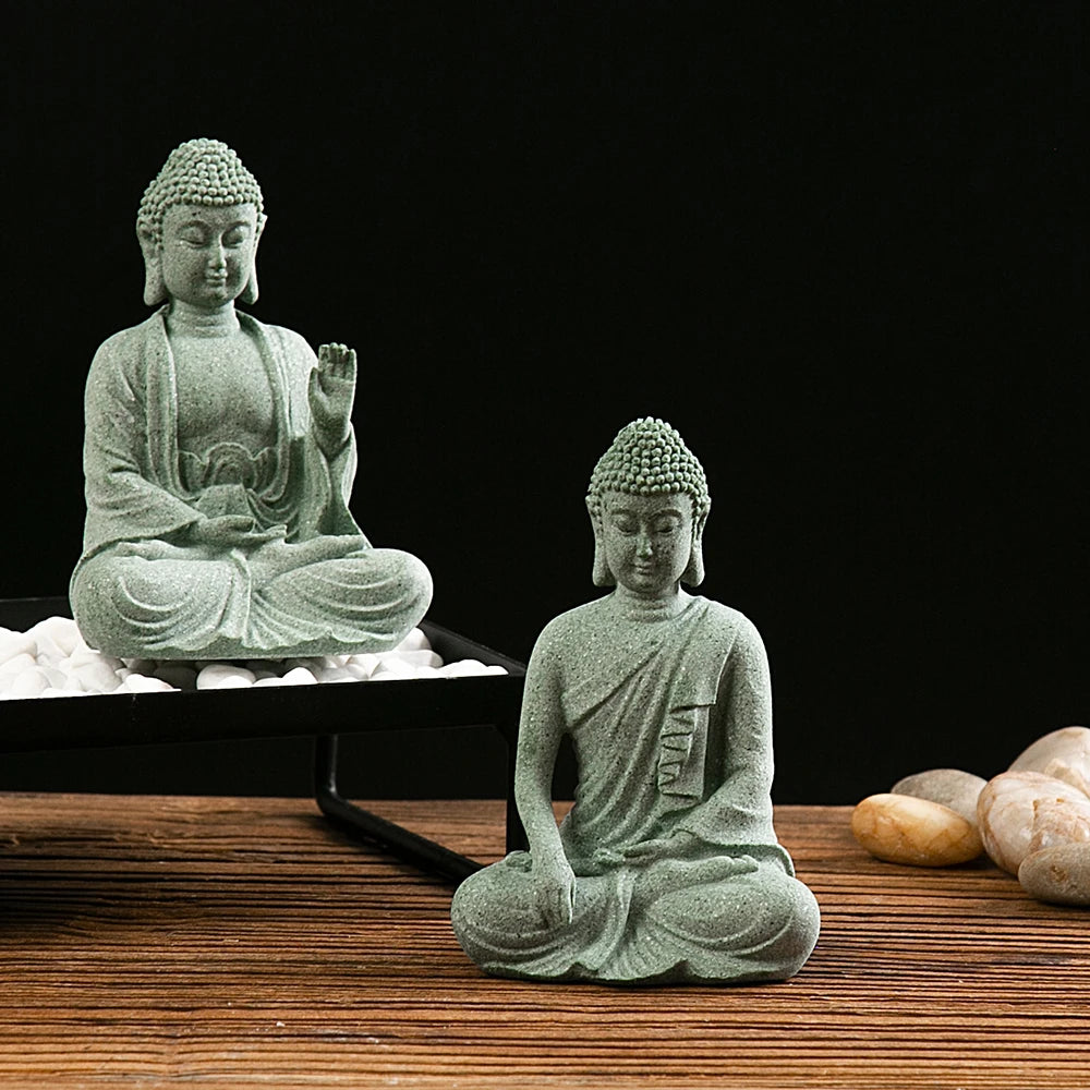 Mini Buddha Zen Statue Decor