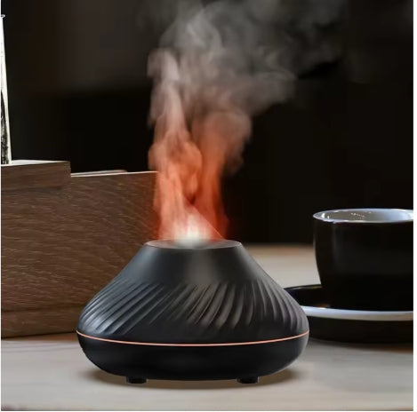 ZenFlame Aroma Diffuser – Fire Glow Ambience